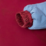Kid's Wool Puff Jacket - Blue - Natural, Non-Toxic & Insulated with 100% Wool
