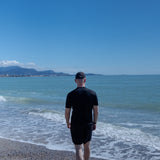Merino Wool Sports Shorts - Black