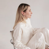 Silk/Linen Clothing Set - White