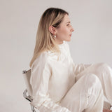 Silk/Linen Clothing Set - White