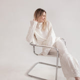 Silk/Linen Clothing Set - White