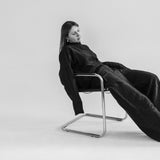 Silk/Linen Clothing Set - Black