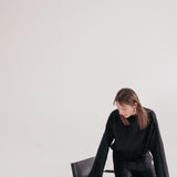 Silk/Linen Clothing Set - Black
