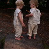 Ramie Baby/Kid Clothing Set - Beige