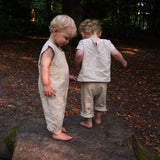 Ramie Baby/Kid Overall - Beige