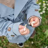 Kid's Trench Coat - Blue - Cotton