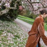 Trench Coat - Chocolate Brown