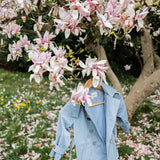 Kid's Trench Coat - Blue - Cotton