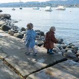 Kid's Trench Coat - Brown - Cotton