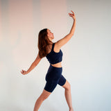 Merino Wool Sports Shorts - Dark Blue