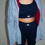 Single-Panel Cotton Windbreaker with Lyocell/Wool Lining - Light Blue