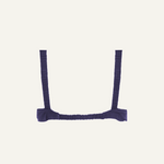 Merino Wool Front-Open Bra – Dark Blue