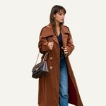 Trench Coat - Chocolate Brown