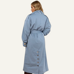 Trench Coat - Light Blue