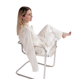 Silk/Linen Clothing Set - White